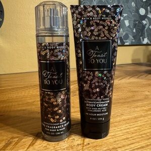 NWT A Toast To You Hydration Cream and Fragrance Mist Bundle
